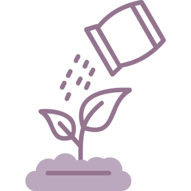 Bahçe ikonu, basit illüstrasyon