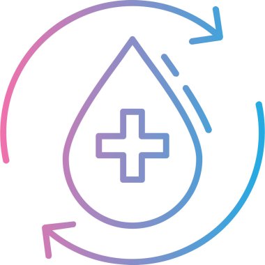 Bırakma simgesinin vektör illüstrasyonu