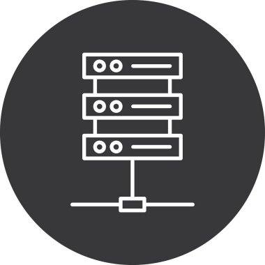 şebeke. Web simgesi basit illüstrasyon