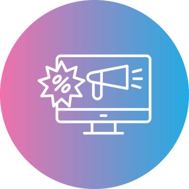 seo modern simgesinin vektör illüstrasyonu