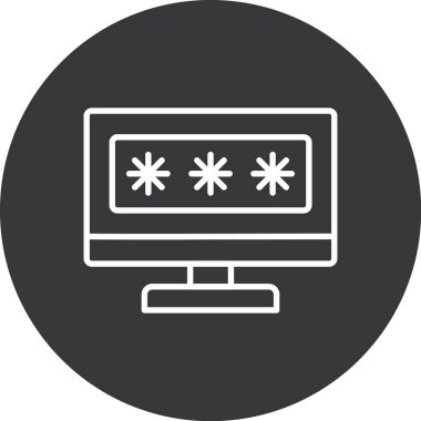 Modern simgenin vektör illüstrasyonu