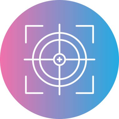 hedef simge vektör illüstrasyonu