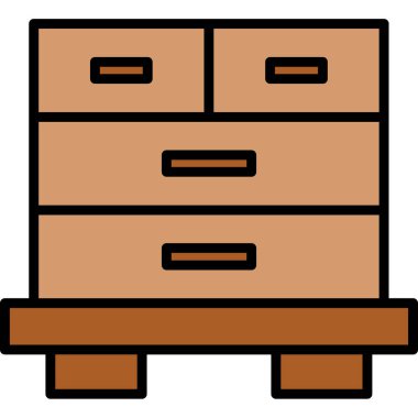 mobilya kutsal kişilerin resmi, vektör çizim