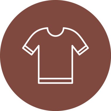 gömlek web simgesi, vektör çizim