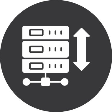 ağ sunucusu vektör illüstrasyonu