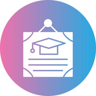 mezuniyet kapsülü vektör illüstrasyonu