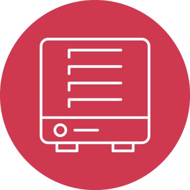 belge simgesi vektör illüstrasyonu