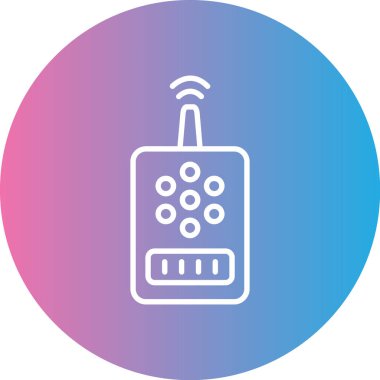 Modern b 'nin vektör illüstrasyonu eksik simgesi