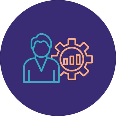 Kolayca değiştirebilen veya düzenleyebilen Gear Vektör simgesi