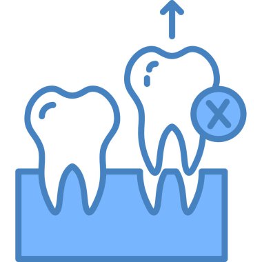 Diş ipi. Basit resimleme