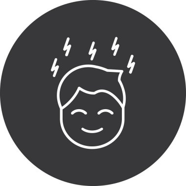 Güzellik ve moda simgelerinin vektör çizimi