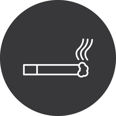 sigara ikonu vektör illüstrasyonu
