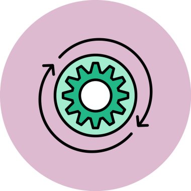 seo modern simgesinin vektör illüstrasyonu