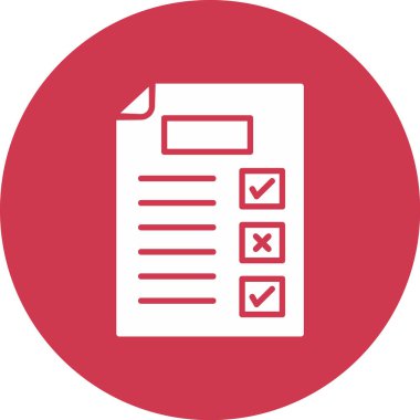 check list vektör simgesi modern basit tasarım illüstrasyonu