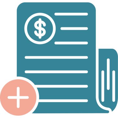 belge simgesi vektör illüstrasyonu