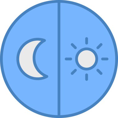 vektör ay simgesi, vektör illüstrasyonu