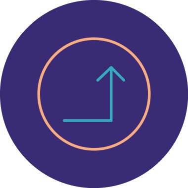 ok simgesi vektör illüstrasyonu