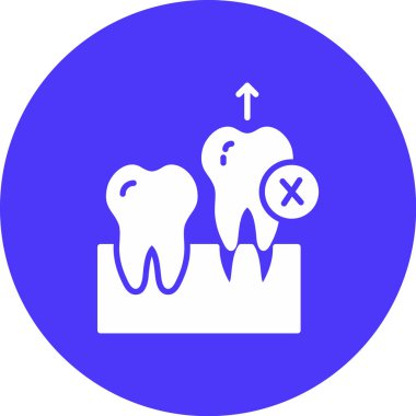 diş ağı simgesi, vektör illüstrasyonu