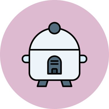 Robot simgesinin vektör illüstrasyonu