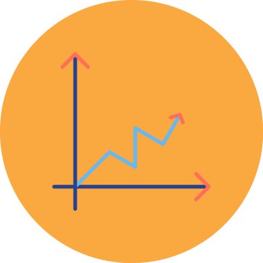 Pasta grafiği vektör illüstrasyonu