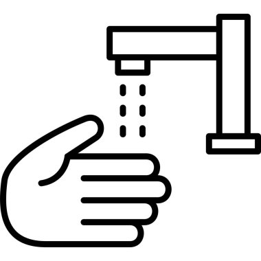 El dokunuşu ikonu. Beyaz arkaplanda izole edilmiş web tasarımı için el dokunmatik vektör simgesi