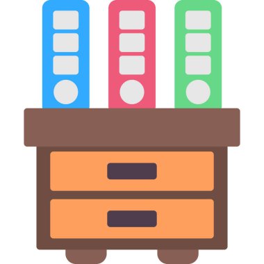 Dolap. Web simgesi basit illüstrasyon