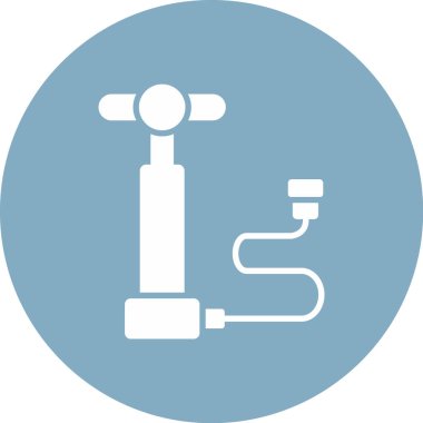 Gaz boru simgesinin vektör illüstrasyonu