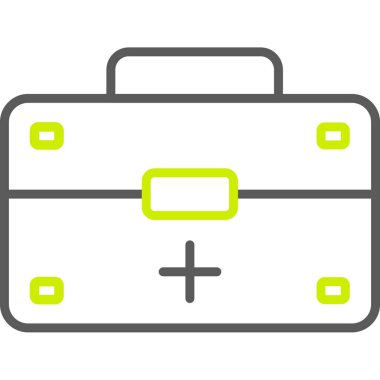 bagaj. Web simgesi basit illüstrasyon