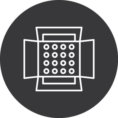 Modern simgenin vektör illüstrasyonu