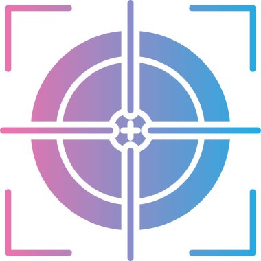 hedef simge vektör illüstrasyonu