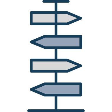 ok vektör simgesi. Beyaz arkaplanda izole edilmiş basit resimleme
