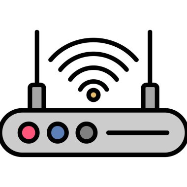 wifi simgesi vektör illüstrasyonu