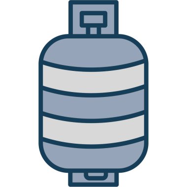 tank. Web simgesi basit illüstrasyon