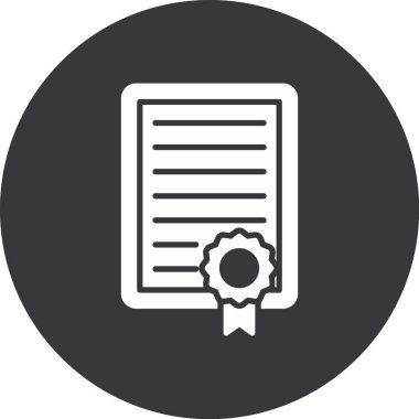 Sertifika sertifikası simgesi