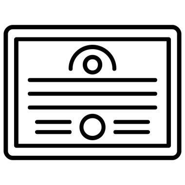 Kitap simgesini, basit vektör çizim