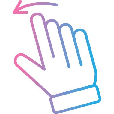 el simgesi vektör illüstrasyonu