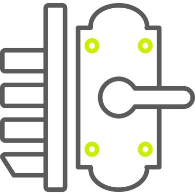 Tek bir elektrik prizinin vektör çizimi
