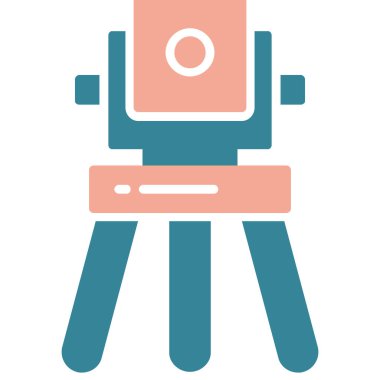 video kamera ikonu vektör illüstrasyonu