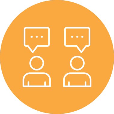 İnsan simgesinin vektör illüstrasyonu