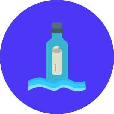 Su şişesi. Web simgesi