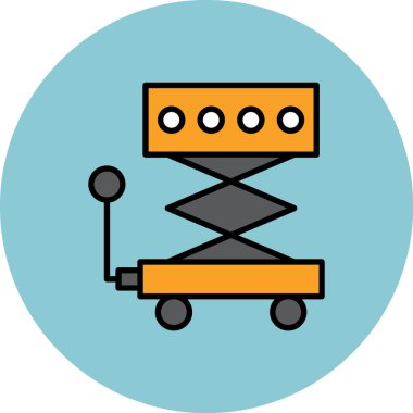 robot ikon vektör illüstrasyonu