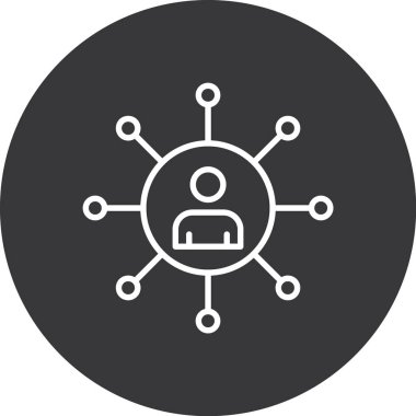 seo modern simgesinin vektör illüstrasyonu