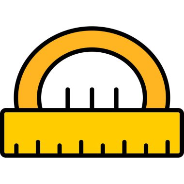 Teyp simgesi ölçülüyor. beyaz arkaplanda izole edilmiş bant vektör simgesi rengi ölçüsü