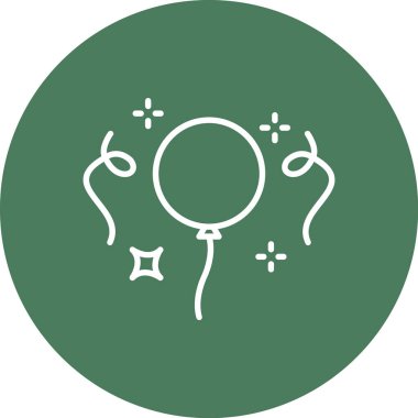 Bir ay simgesinin vektör illüstrasyonu