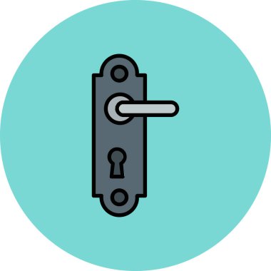 Anahtar. Web simgesi basit illüstrasyon