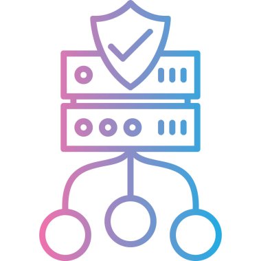 Ağ güvenlik sistem kutsal kişilerin resmi