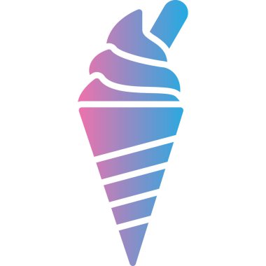 Koni simge vektör çizim