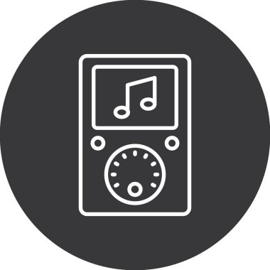 vektör Müzik player simgesi