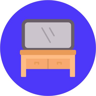 sandalye web simgesi basit tasarım