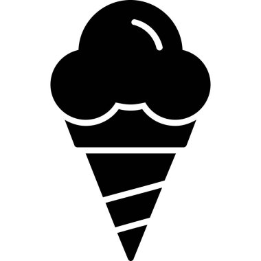 dondurma vektör simgesi